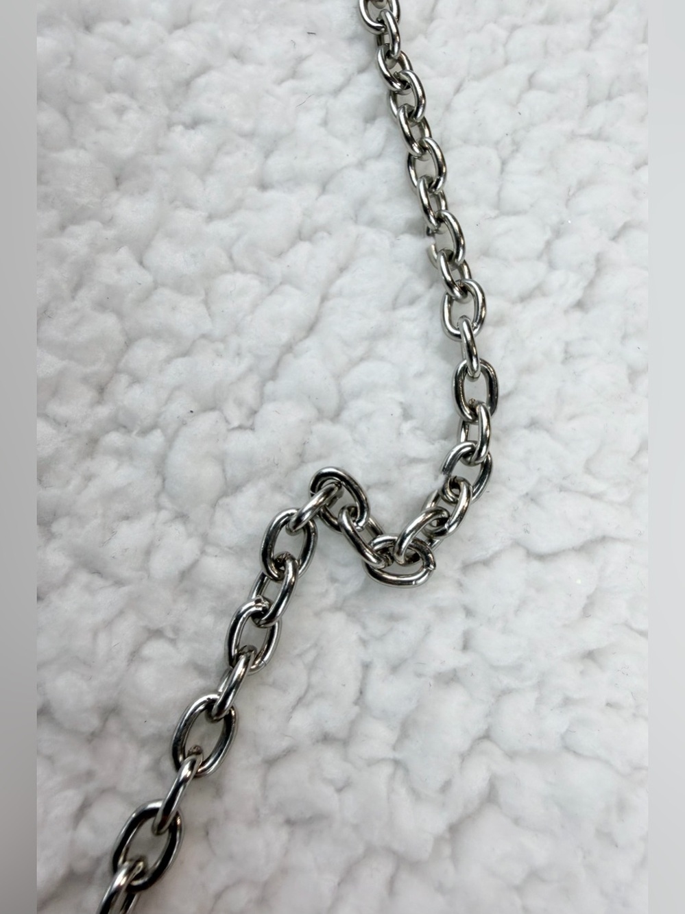 (VTG) LA REGALE • Silver Sparkly Glitter Evening Clutch w/ Chain Strap, OS - Picture 14 of 16